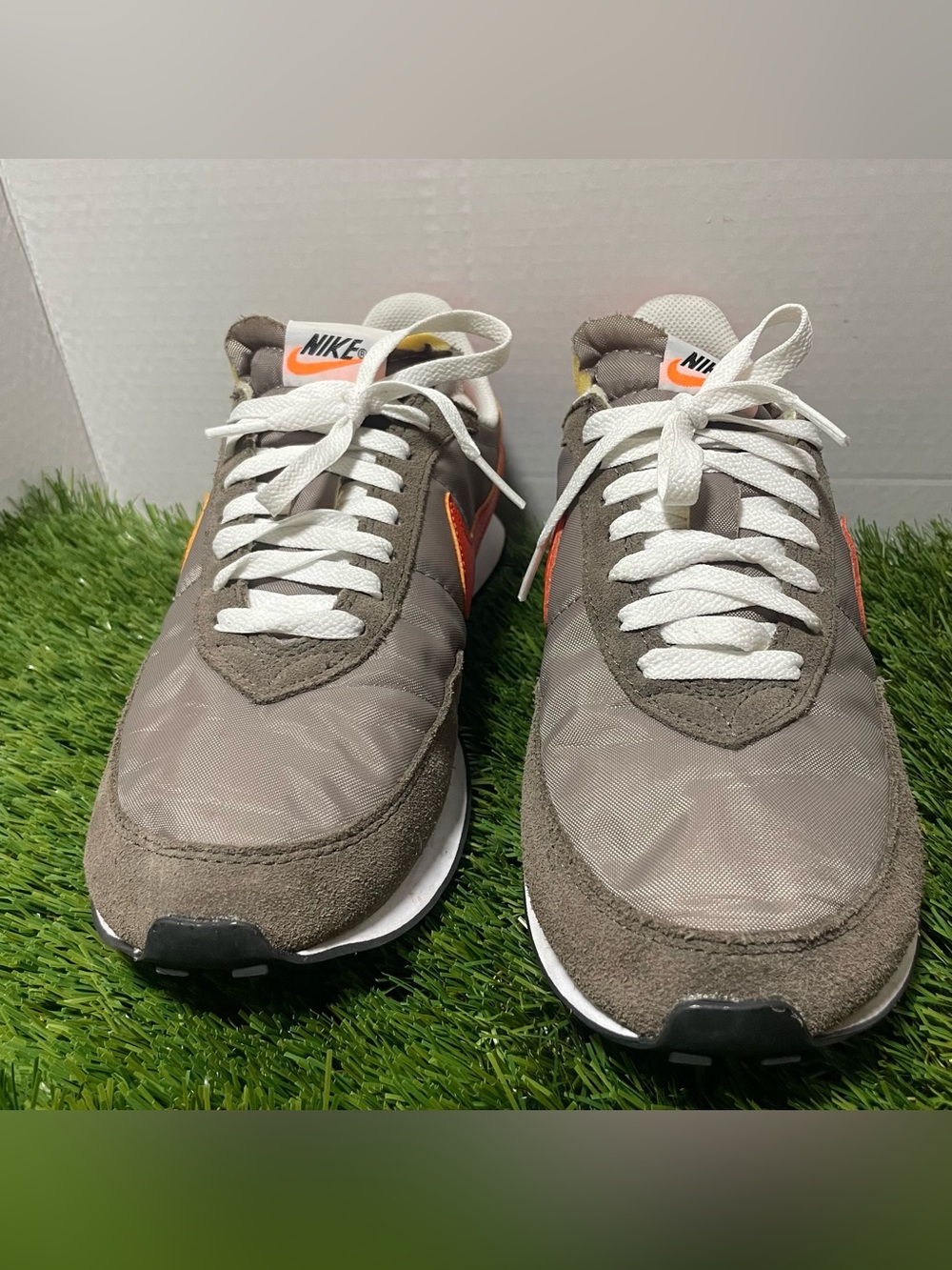 Nike Waffle Trainer 2 Moon Fossil Team Orange DH1349-002 Men’s 8.5
